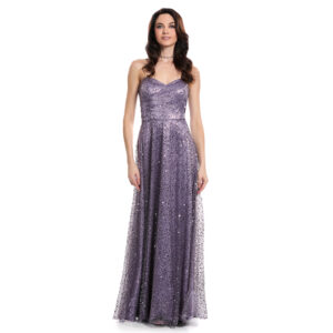 Salomé Vestido Largo Strapless Escote Corazón Con Falda Semi Circular