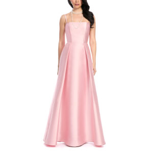 Cecilia Vestido Largo De Tirantes Strapless Con Falta Silueta En A