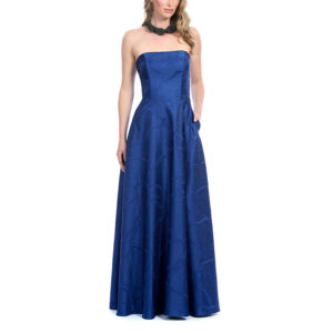 Fiona Vestido Largo Strapless Y Falda Semicircular