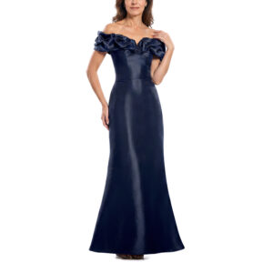 Fiorella Vestido Largo Escote Off Shoulder Y Falda Sirena