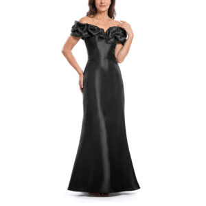 Fiorella Vestido Largo Escote Off Shoulder Y Falda Sirena