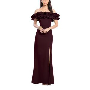 Blair Vestido Largo Strapless Y Falda Sirena Con Abertura